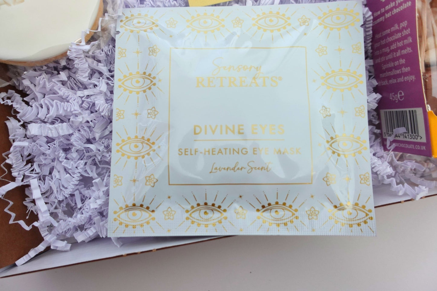 Sensory retreats self heating eye mask lavender scent