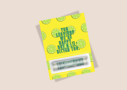Leaving a Lil' Bitter Money Gift Card Wallet