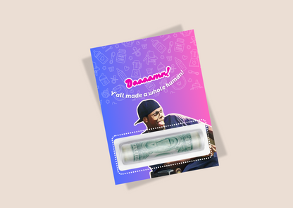 Damn You Made A Whole Human Money Gift Card Wallet